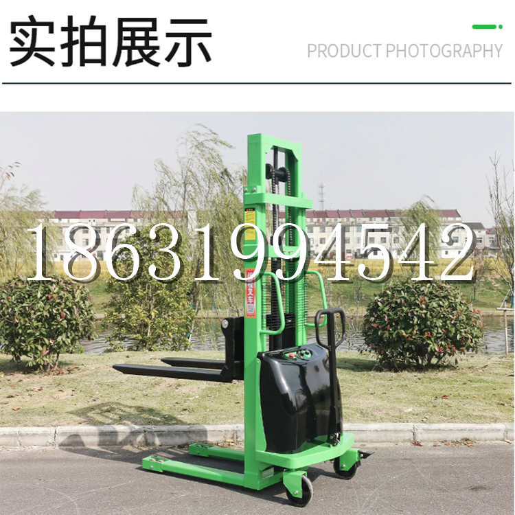 皋兰县电动叉车堆高车液压铲车电瓶1吨2吨站驾步行式小型全自动叉车